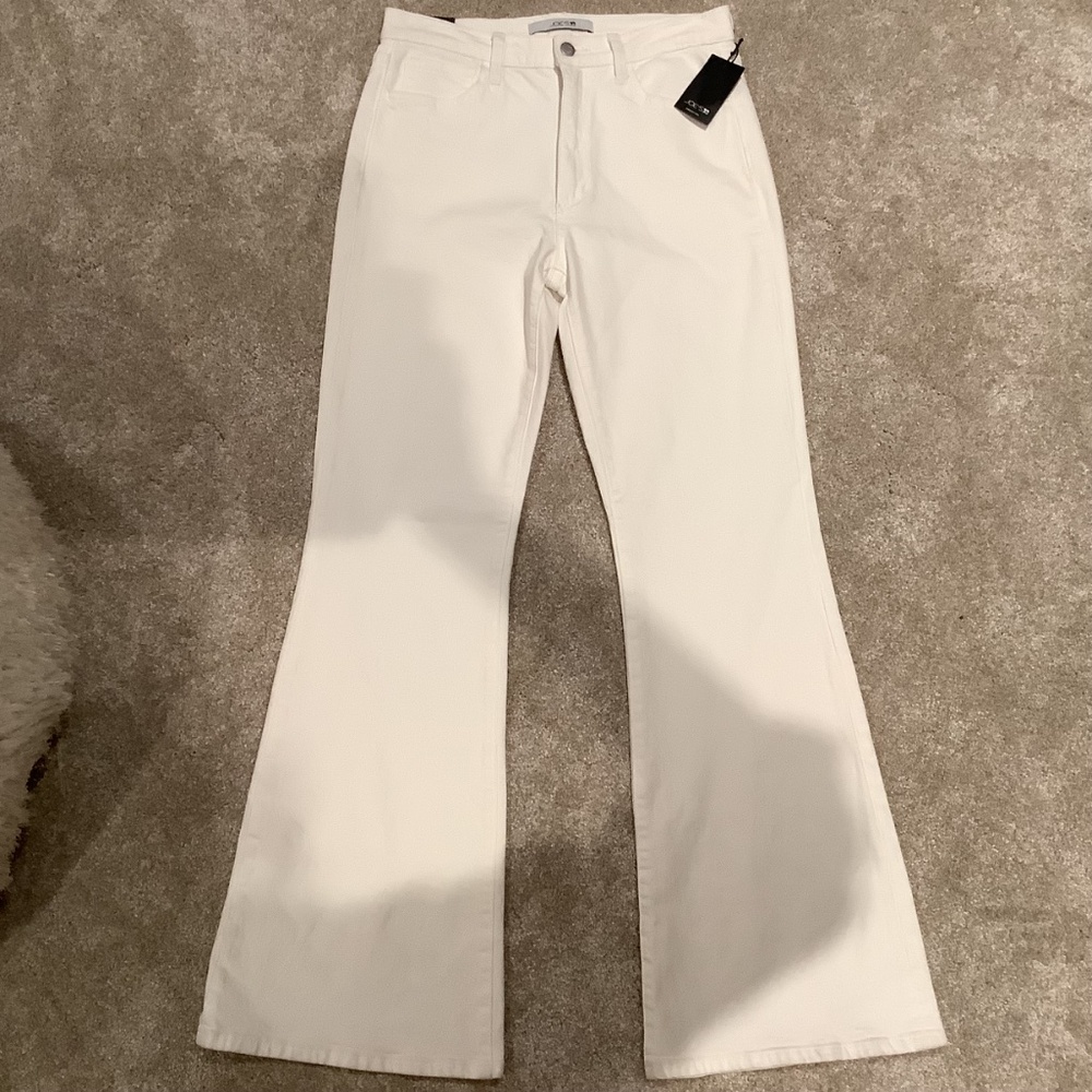 Joe’s High Rise Flare White Jeans, Size 30, NWT - Picture 5 of 16
